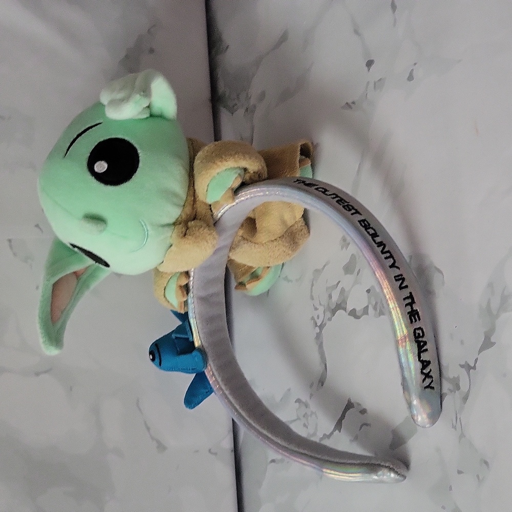 Disney Star Wars The Mandalorian Grogu & Frog Cutest Bounty Headband